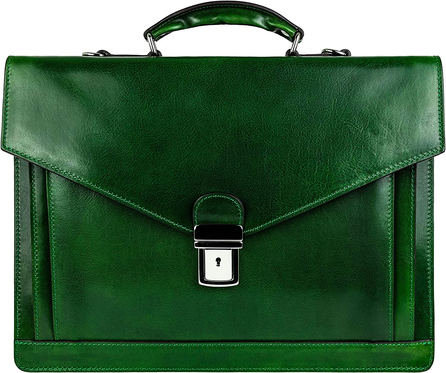 230816024123090_1 Time Resistance Leather Briefcase for Men Handmade Italian Laptop Bag Classy Orange Brown Attache Case - Image 1